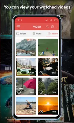 Video Player android App screenshot 2